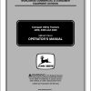 John Deere Compact Utility Tractors 4200 4300 4400 Operators Manual OMLVU11736 L0 2001 1