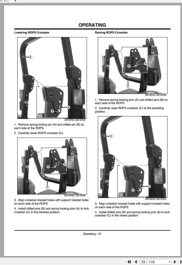 John Deere Compact Utility Tractors 4210 4310 4410 Operators Manual OMLVU13193 K1 2001 2