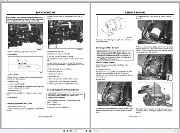 John Deere Compact Utility Tractors 4320 4520 4720 Operators Manual OMLVU19002 J7 2007 2