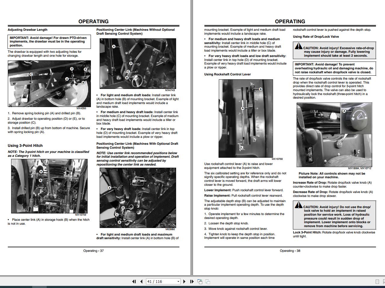 John Deere Compact Utility Tractors 4510 4610 4710 Operator's Manual ...