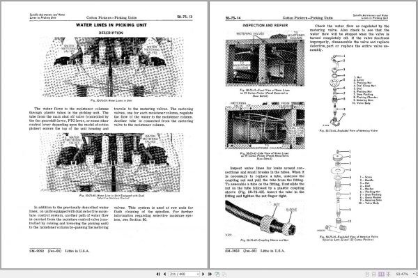John Deere Cotton Pickers 11 12 22 99 122 Service Manual SM2052 2