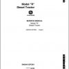 John Deere Diesel Tractor Model R Service Manual SM2005 1
