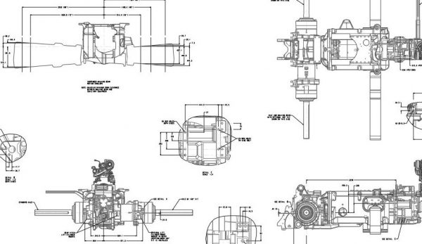 John Deere Engineering U8 Tracks Tractor JD90 Engineering Layout Assembly RY297697 08.2008