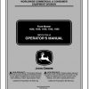 John Deere Front Mower 1420 1435 1445 1545 1565 Operators Manual OMTCU17249 J2 2002 1