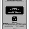 John Deere Front Mower 1420 1435 1445 1545 1565 Operators Manual OMTCU17460 L4 2004 1