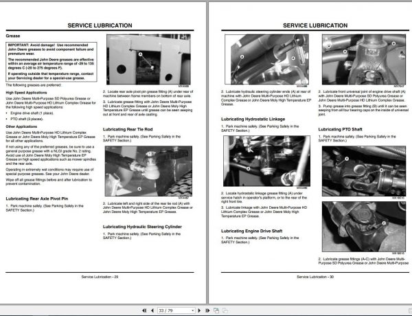 John Deere Front Mower 1420 1435 1445 1545 1565 Operators Manual OMTCU17460 L4 2004 2