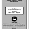 John Deere Front Mower 1420 1435 1445 1545 1565 Series II Operators Manual OMTCU29562 J0 2010 1