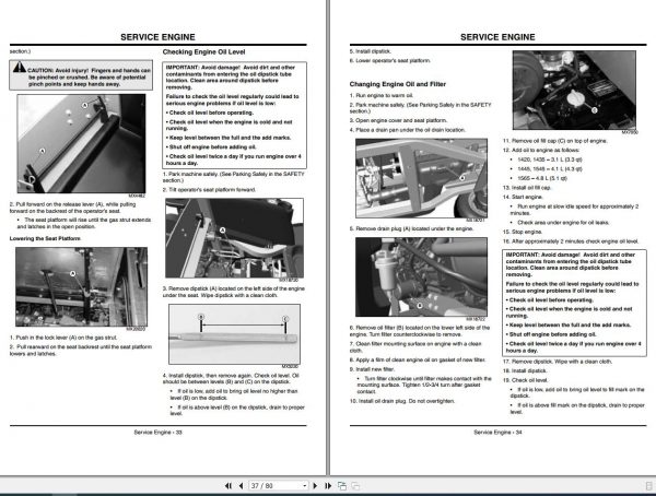 John Deere Front Mower 1420 1435 1445 1545 1565 Series II Operators Manual OMTCU29562 J0 2010 2