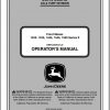 John Deere Front Mower 1420 1435 1445 1545 1565 Series II Operators Manual OMTCU33512 J2 2012 1