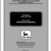 John Deere Front Mower 1420 1435 1445 Operators Manual OMTCU13565 K0 2000 1