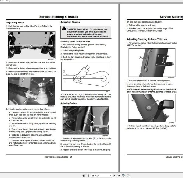 John Deere Front Mower 1435 1445 1545 1565 Series II Operators Manual OMTCU33870 G2 2012 2