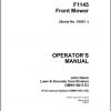 John Deere Front Mower F1145 SN 10001 Operators Manual OMM115813 E3 1