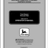 John Deere Front Mower F510 F525 SN 120001 Operators Manual OMM144025 H0 2000 1