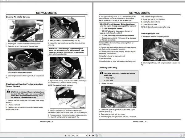 John Deere Front Mower F510 F525 SN 120001 Operators Manual OMM144025 H0 2000 2