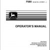 John Deere Front Mower F680 SN 010001 Operators Manual OMTCU51505 K9 1