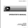 John Deere Front Mower F725 SN 090001 Operators Manual OMM134807 A9 1
