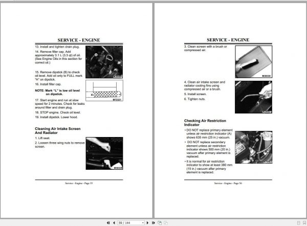 John Deere Front Mower F925 F935 SN 150001 Operators Manual OMM124509 A9 2