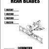 John Deere Frontier Rear Blades RB2307 RB2310 Operators Manual 5TMC8090017K 2008 1