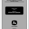 John Deere Garden Tractor G110 SN 010001 Operators Manual 2014 1