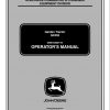 John Deere Garden Tractor GX355 SN 120001 Operators Manual OMM152807 H4 2004 1