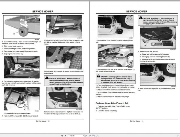 John Deere Garden Tractor GX355 SN 120001 Operators Manual OMM152807 H4 2004 2