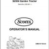 John Deere Garden Tractor S2048 S2554 SN 020001 Operators Manual OMM141709 H9 1
