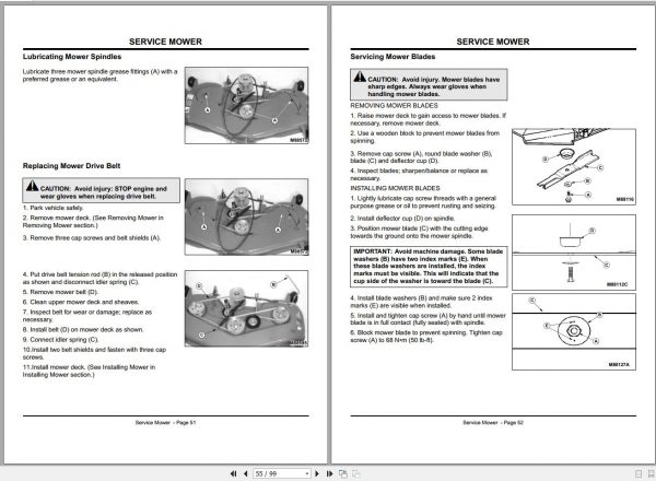 John Deere Garden Tractor S2048 S2554 SN 020001 Operators Manual OMM141709 H9 2