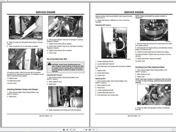 John Deere Garden Tractor X495 X595 SN 040000 Operators Manual OMM151820 I4 2004 2