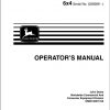 John Deere Gator Utility Vehicle 4×2 6×4 SN 039280 039289 Operators Manual OMM136970 K8 1