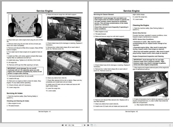 John Deere Gator Utility Vehicle RSV850i SN 010001 Operators Manual OMM164565 E2 2012 2