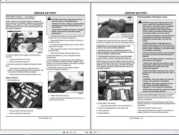 John Deere Gator Utility Vehicle TE SN 050001 Operators Manual OMM161938 K0 2010 2