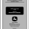 John Deere Gator Utility Vehicle TX Turf SN 010001 Operators Manual OMM154967 J5 2005 1