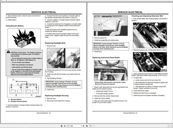 John Deere Gator Utility Vehicle Worksite SN 001001 Operators Manual OMM144136 H0 2000 2