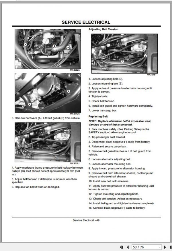 John Deere Gator Utility Vehicle XUV 4×4 Diesel SN 020001 Operators Manual OMM158860 E6 2008 2