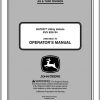 John Deere Gator Utility Vehicle XUV 825i S4 SN 060001 Operators Manual OMM168321 H2 2012 1