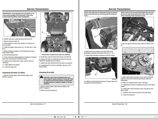 John Deere Gator Utility Vehicle XUV 825i SN 030001 Operators Manual OMM165093 H1 2011 2