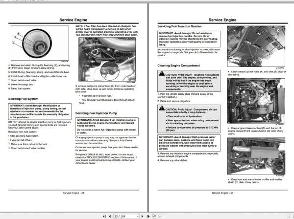 John Deere Gator Utility Vehicle XUV 855D S4 SN 060001 Operators Manual 2012 2