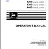 John Deere Gear Transmission Compact Utility Tractor Hydrostatic 4200 4300 4400 Operators Manual OMM135709 B9 1