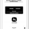 John Deere Generator DP6000 UT03849 Operators Manual OMVP10028 2001 1