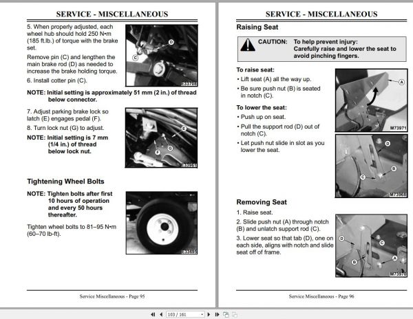 John Deere Greensmower Professional 2243 Gas SN 958001 Operators Manual 2