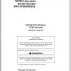 John Deere Harvester 1070D WH1070D000352 Operators Manual OMF064366 2