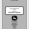 John Deere Heavy Duty Rotary Broom 60 Inch SN 010001 Operators Manual OMM147932 H2 1