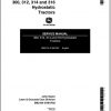 John Deere Hydrostatic Tractors 300 312 314 316 Service Manual SM2104 1