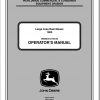 John Deere Large Area Reel Mower 1905 SN 1905X195562 Operators Manual OMDMU212193 B0 2010 1