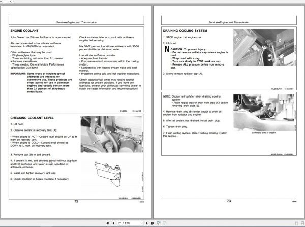 John Deere Lawn Garden Tractor 320 SN 130001 Operators Manual OMM114668 H1 2