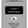John Deere Lawn Garden Tractor 425 445 SN 070001 Operators Manual OMM144042 D0 1