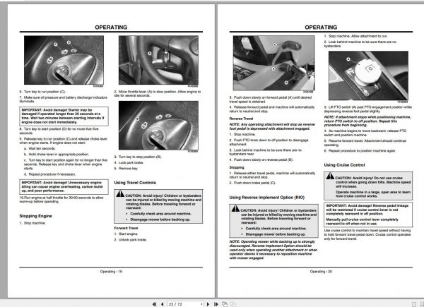 John Deere Lawn Garden Tractor GT235 Electric Outlet Equipped Operators Manual OMM146765 J2 2002 2
