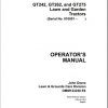 John Deere Lawn Garden Tractor GT242 GT262 GT275 SN 010001 Operators Manual 1