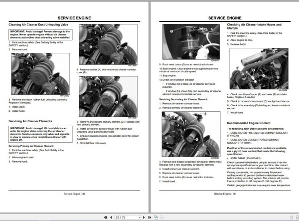 John Deere Lawn Garden Tractor X495 SN 020831 Operators Manual OMM149455 L2 2