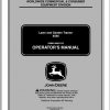 John Deere Lawn Garden Tractor X595 SN 010001 Operators Manual OMM146853 D2 2002 1